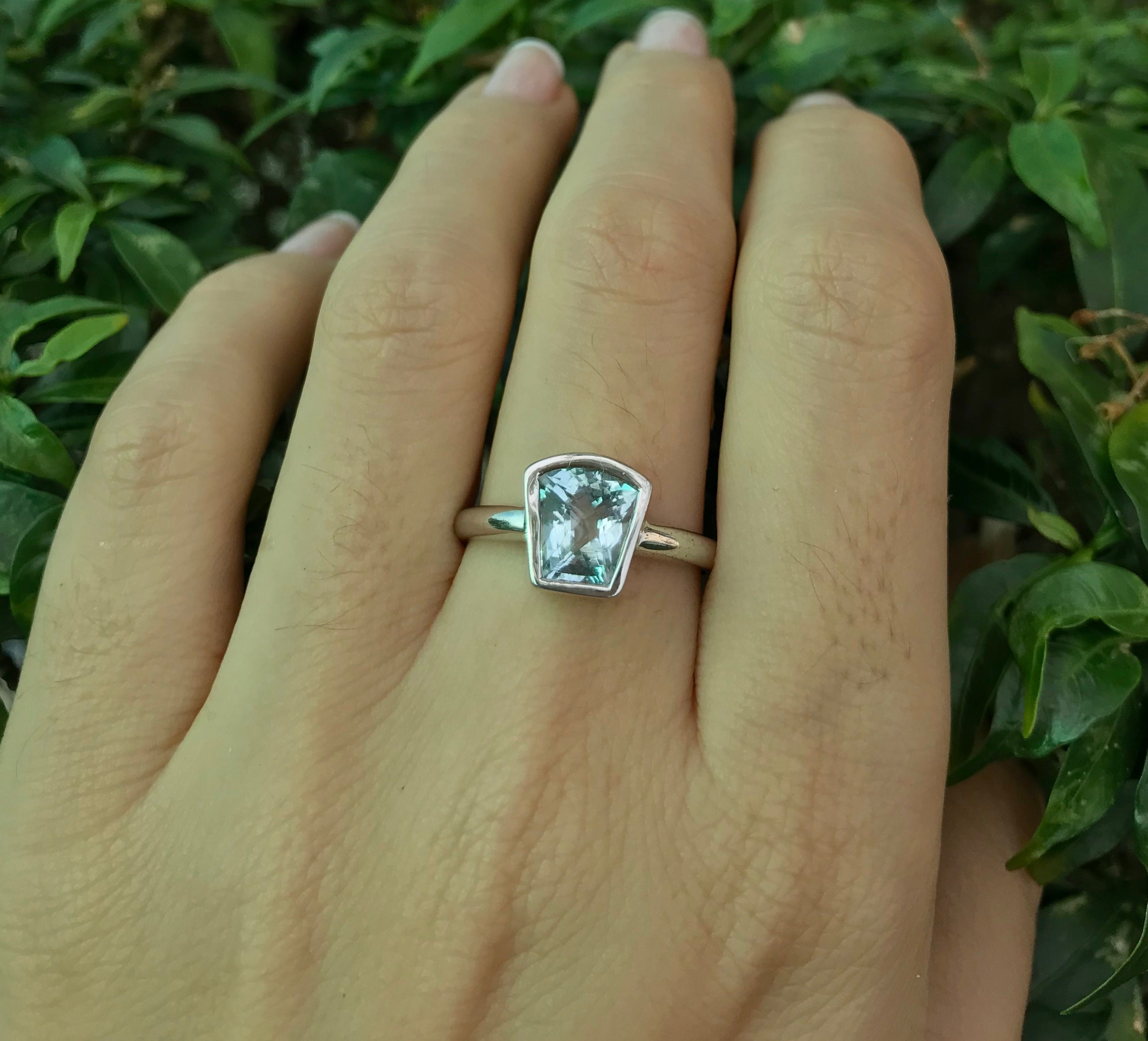 Aquamarine promise ring - milotank