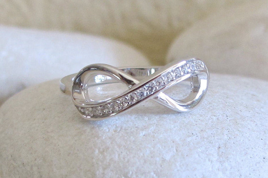 925 Sterling Silver infinity ring | Myth and Silver