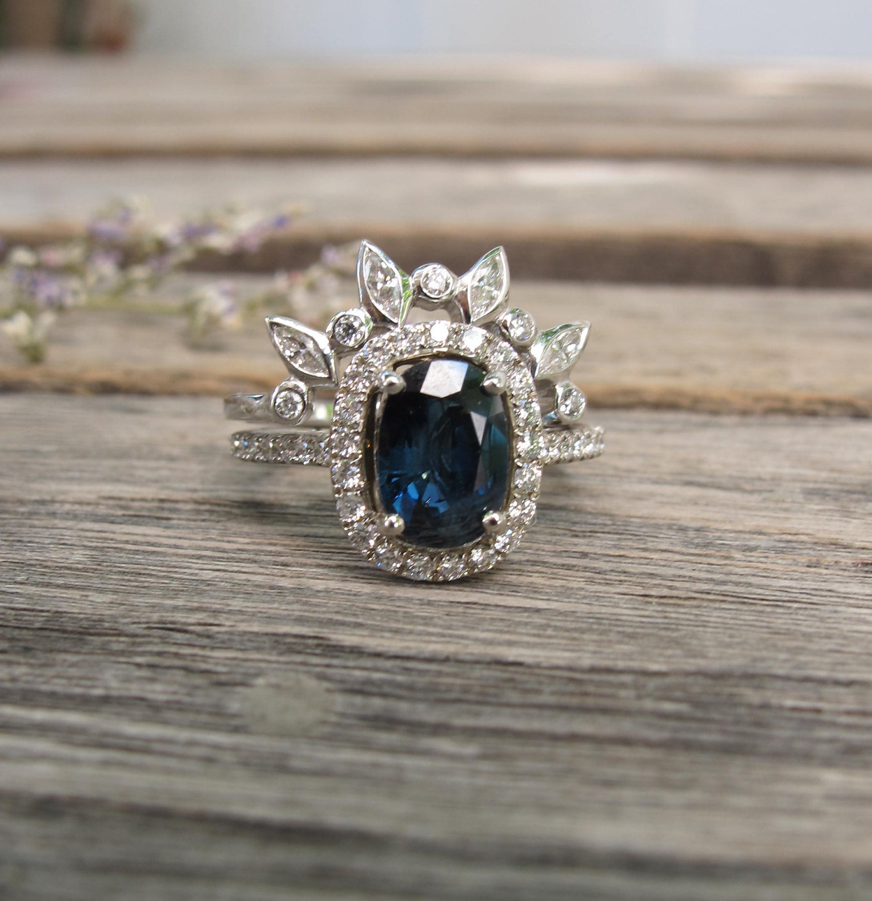 blue sapphire and diamond ring blue sapphire and diamond ring