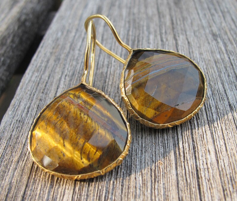 Tigers Eye Earrings main image 1