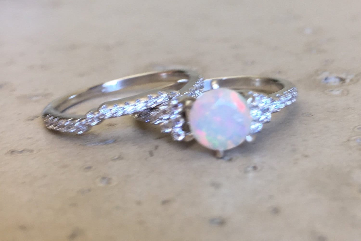 Natural Opal Bridal 2 Ring Set Genuine Opal Engagement 2 Rings Round   Il Fullxfull.1747601475 Mg4w 