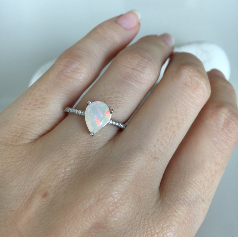 opal promise rings opal promise rings