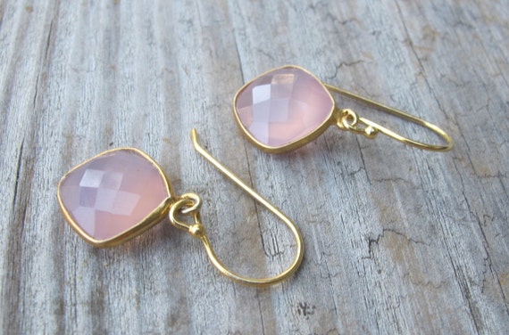 rose quartz dangle earrings rose quartz dangle earrings