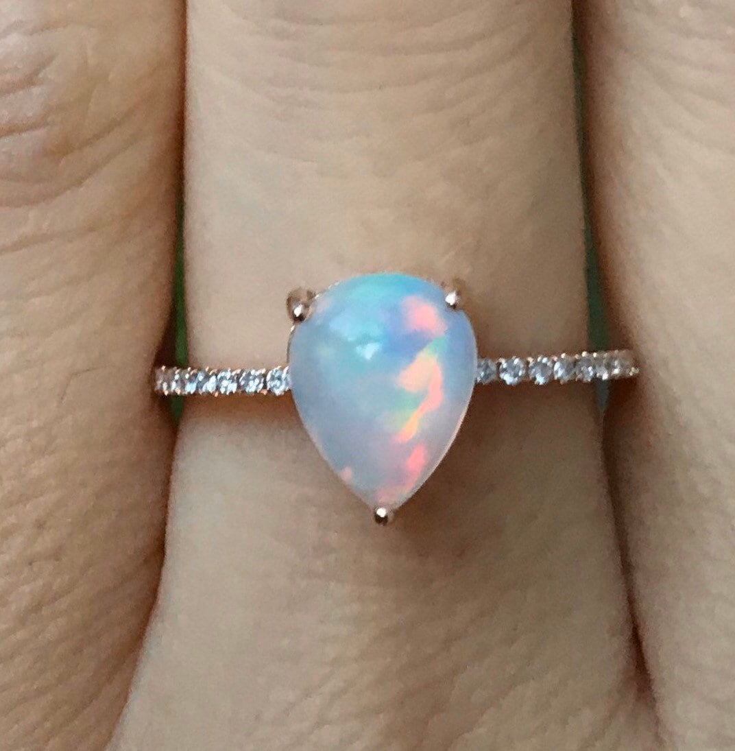 1 carat opal ring deals