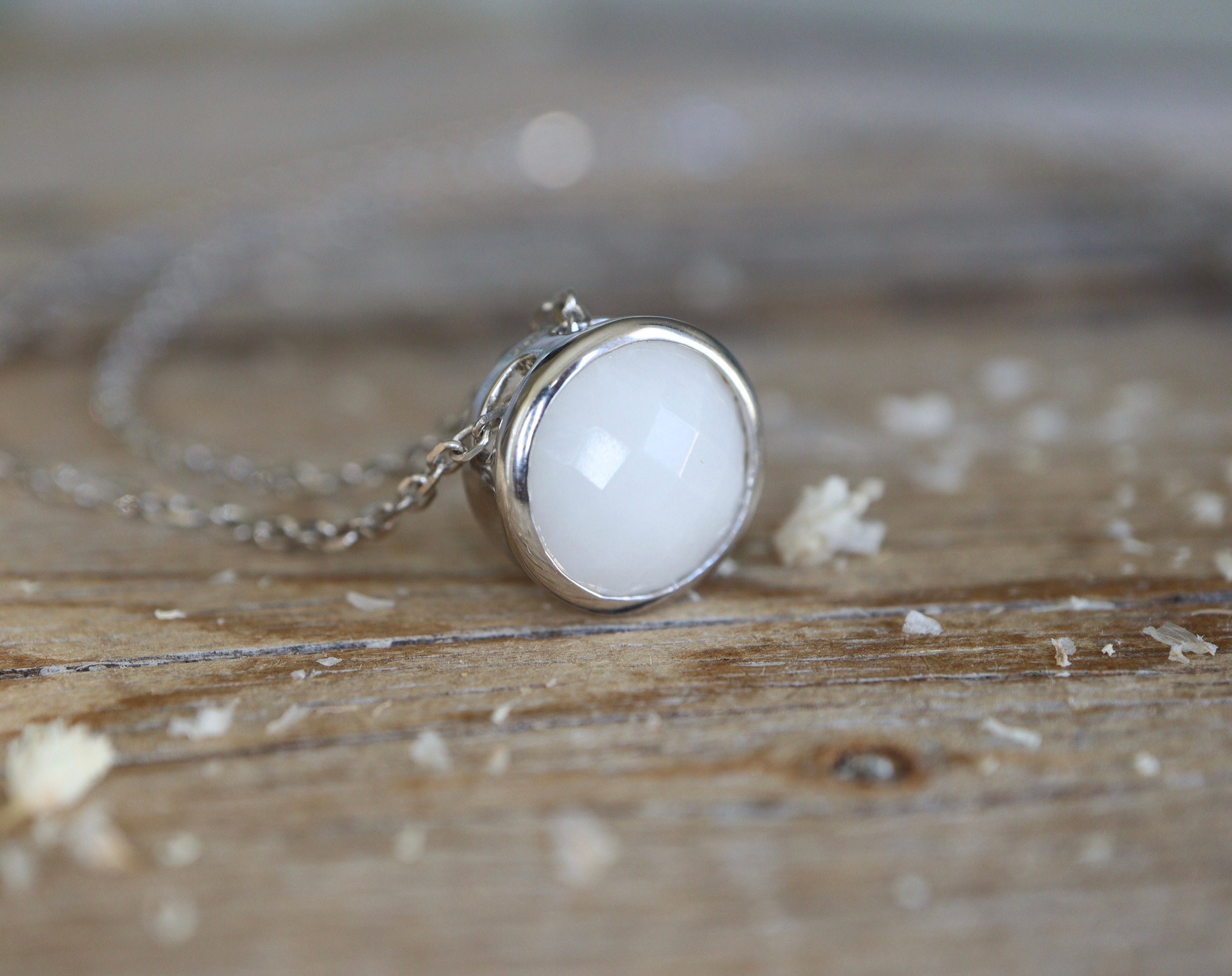 White stone shop jewelry