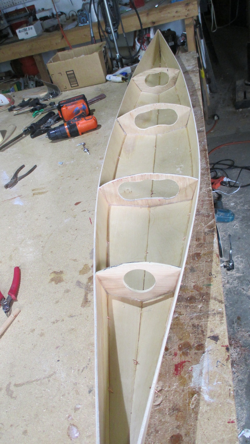 72 Kayak Stitch and Glue Kit. Very Impressive, Large Kayak Model Etsy