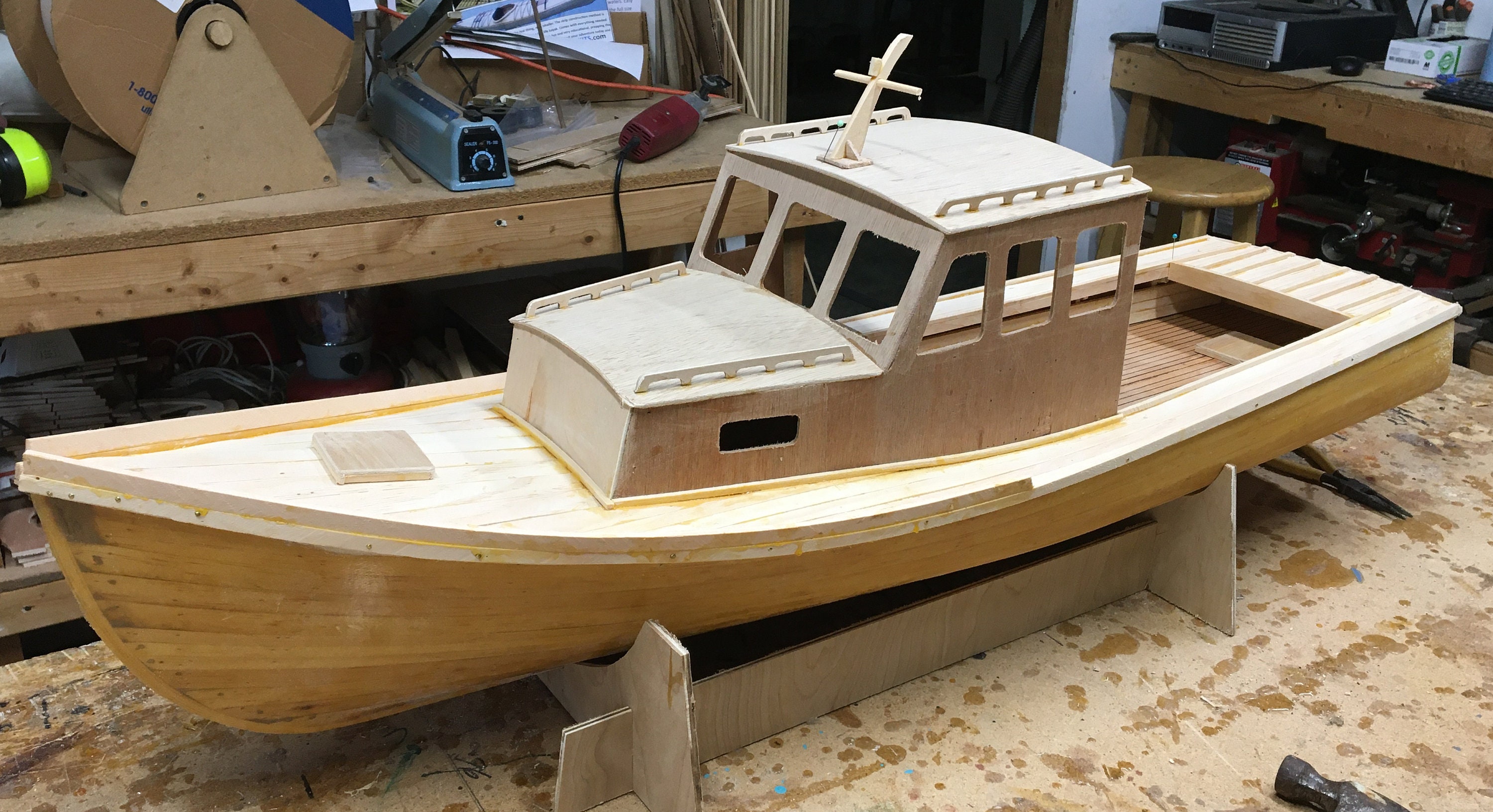 lobster sailboat build