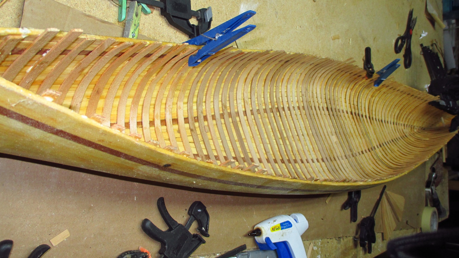 36 Deluxe Wood Strip Canoe Kit Etsy