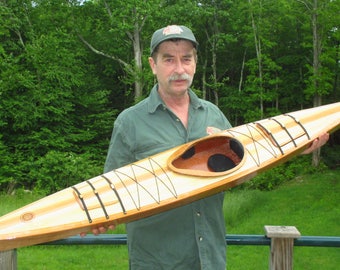 72" Kayak stitch and glue kit. Very impressive, large kayak model!