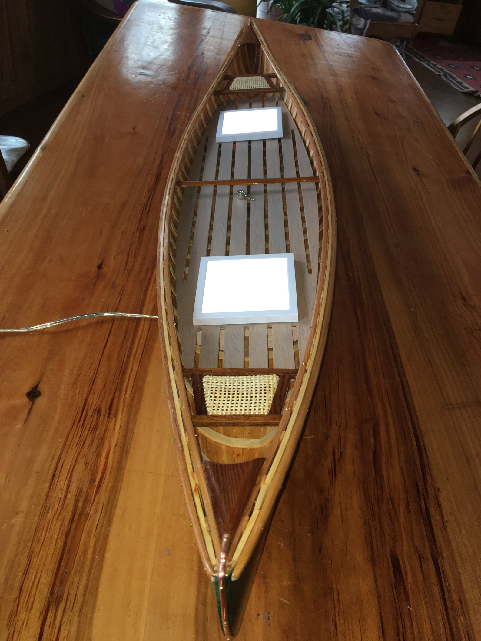 54 Canoe Chandelier Beautiful Wall or Hanging Canoe Etsy