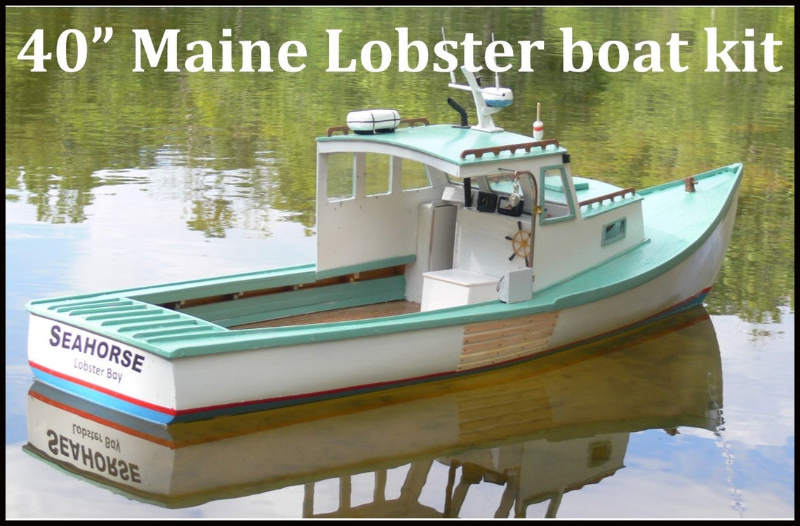 Lobster Boat Model Kit Etsy Canada