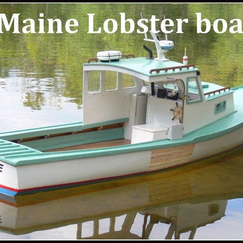 Lobster Boat Model Kit Etsy