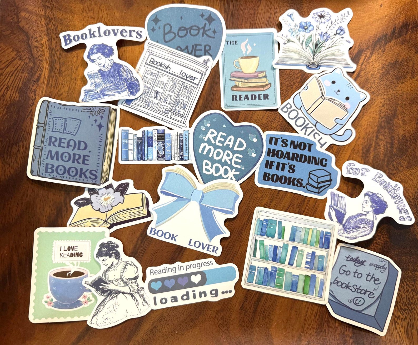 Book Lover Sticker Bundle | 20 Assorted Bookish Designs (set of 20) - Etsy