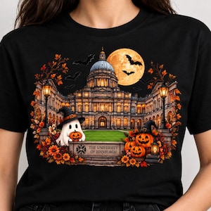 Halloween University of Edinburgh Ghost Pumpkin Clipart (Digital Download)