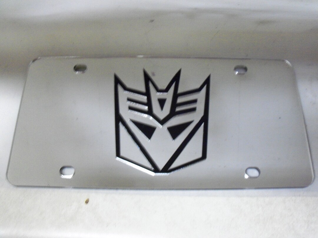 Bots Inspired Mirror Laser License Plate NEW!! - Etsy