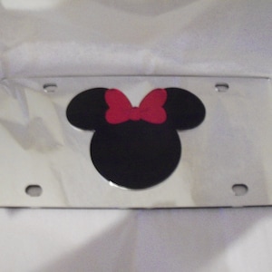 Maus Inspiriert Acryl Spiegel Laser Cut Nummernschild NEU !!