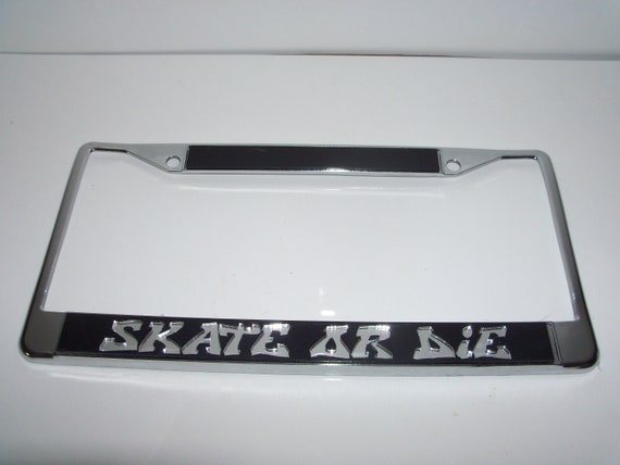 Skate license plate frame Clearance