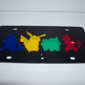 Silhouette Inspired Mirror Laser License Plate NEW!!