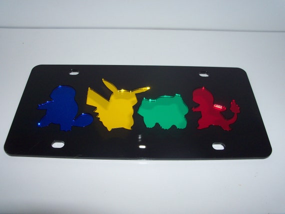 License Plate Pokemon Go Pikachu Ball Auto Truck Car Tag CUSTOM NEW