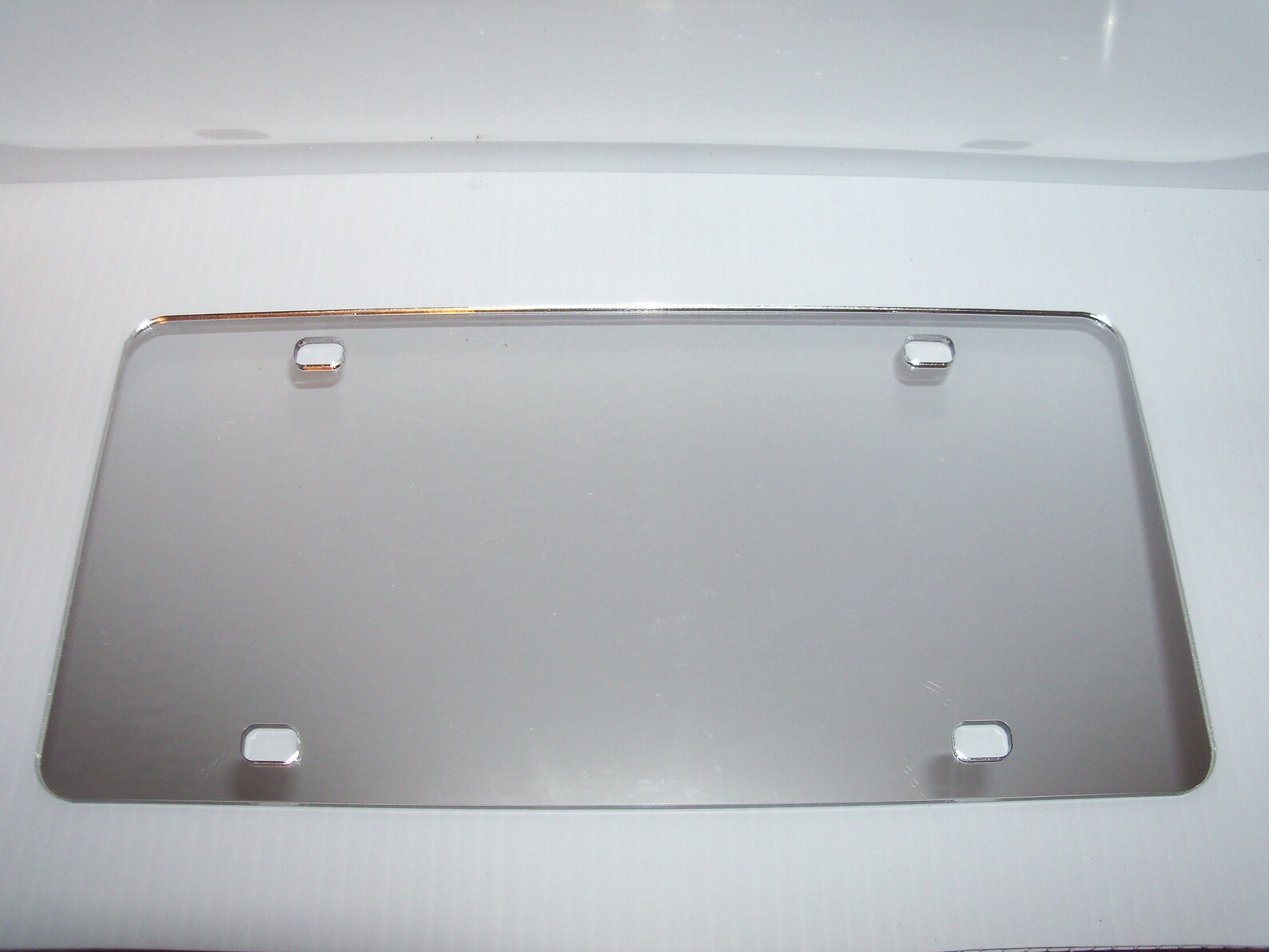 8 Blank Mirrored Acrylic License Plates 12 X 6 Etsy