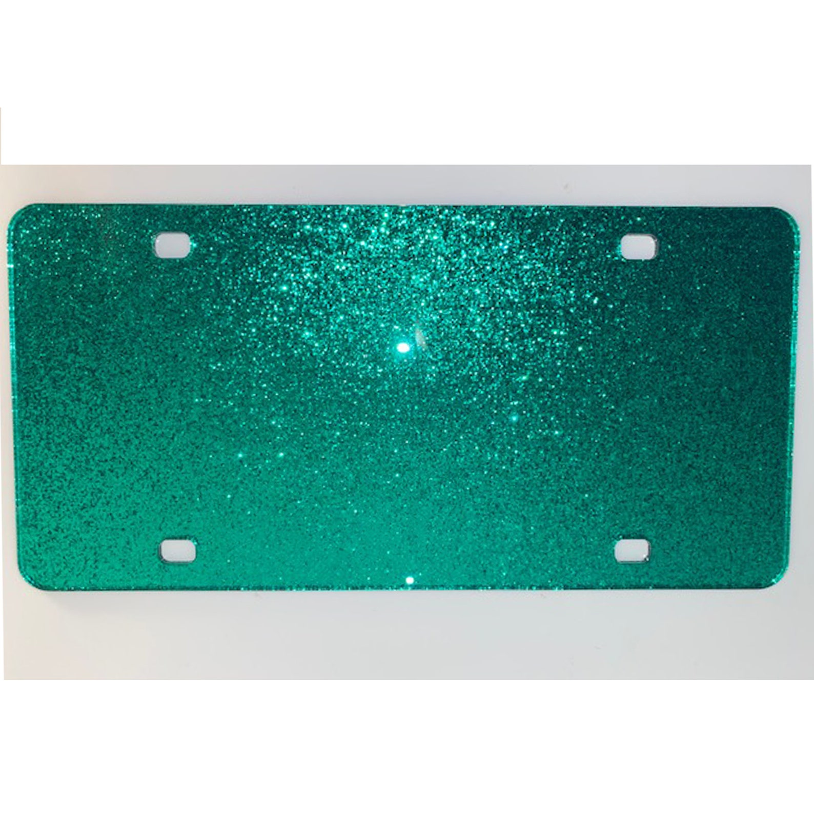 Blank Green Sparkle Acrylic License Plates 12 X 6 Etsy Hong Kong