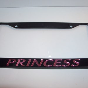 Princess License Plate Frame Brand New!