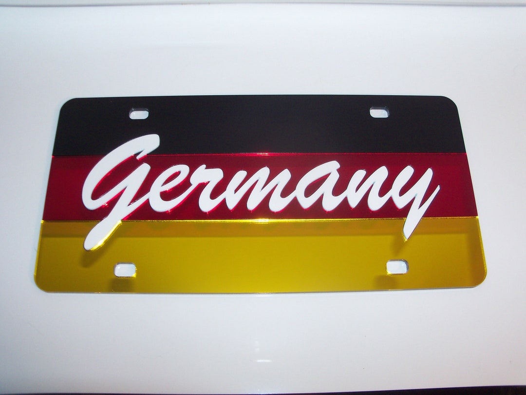 Germany German Flag License Plates Brand NEW Etsy