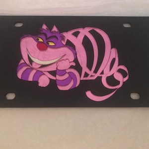 Katze Inspiriert Laser Cut Acryl Nummernschild NEU!!