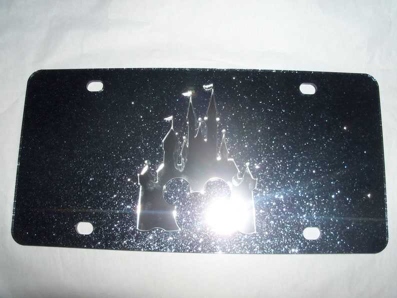 Custom Mirrored SPARKLE Laser Cut License Plate! Car Parts & Accessories License Plates