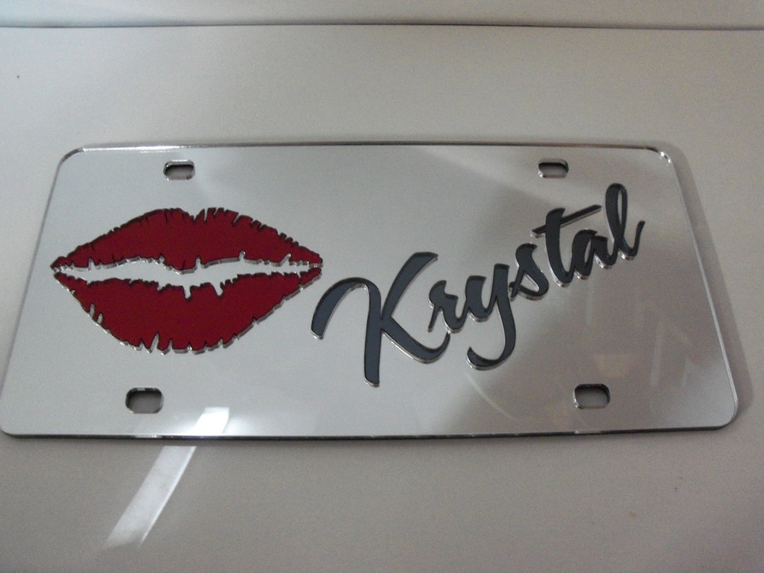 Lips License Plate Etsy