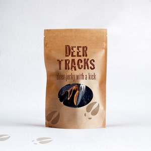 Gourmet Deer Jerky - Tender and Flavorful High-Protein Snack - Made to Order - 4 oz.