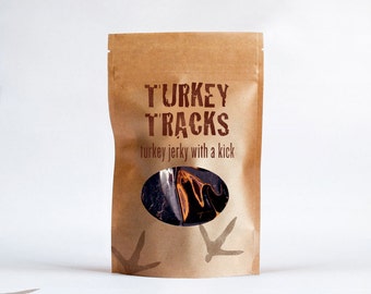 Turkey Tracks Jerky 4 oz. Resealable Bag