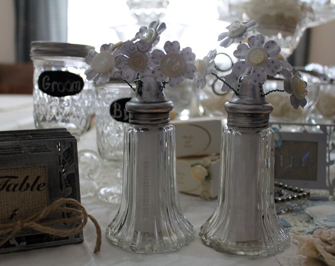 Repurposed Salt & Pepper Shakers Etsy