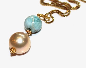 As Seen On Cedar Cove Larimar Necklace Beach Necklace Caribbean Larimar Jewelry Ocean Necklace Beach Jewelry Volcano Gemstone