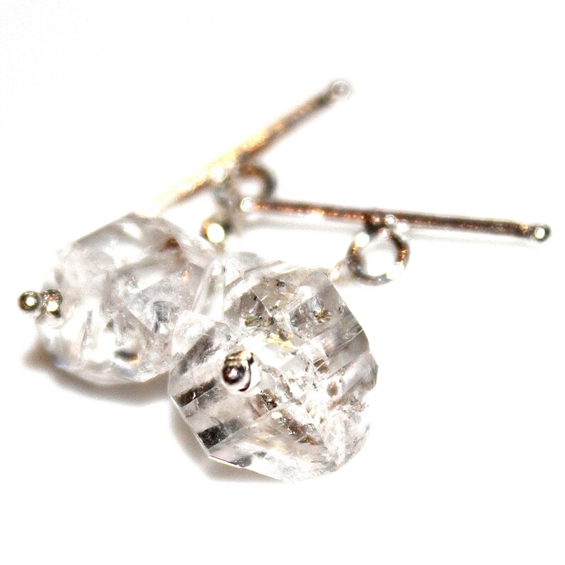 As Seen at GBK/'s MTV Movie Award Lounge Herkimer Diamond Quartz Cufflinks Mens Cuff Link Formal Cufflink Groom Cufflink Best Man Cufflink