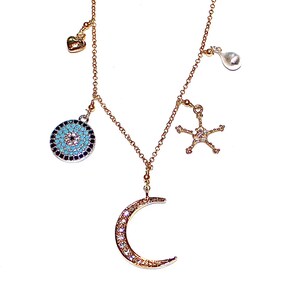 Moon Charm Necklace