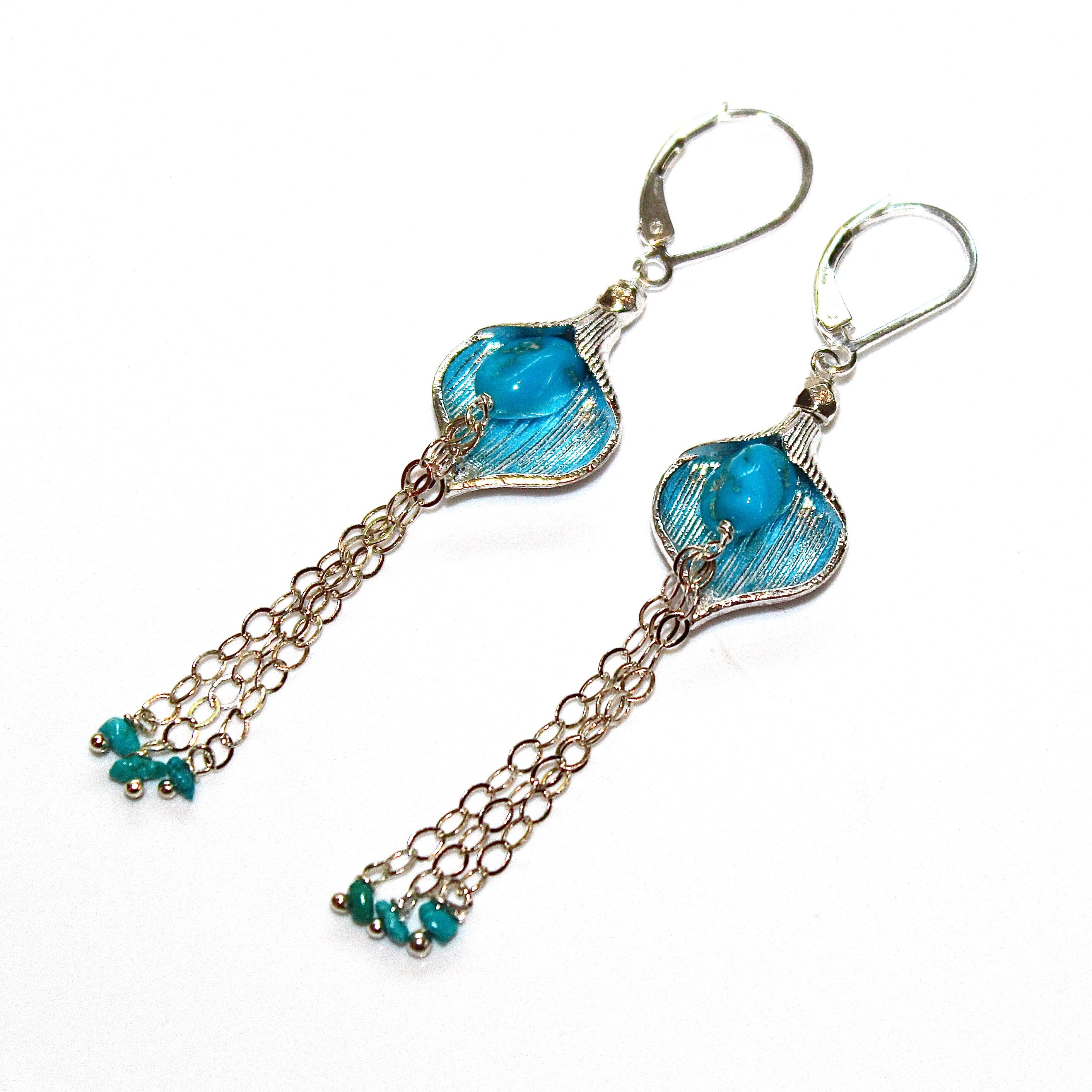 TURQUOISE JULIE EARRINGS
