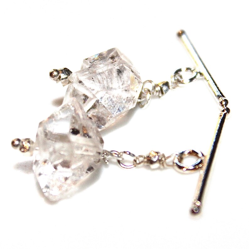 As Seen at GBK/'s MTV Movie Award Lounge Herkimer Diamond Quartz Cufflinks Mens Cuff Link Formal Cufflink Groom Cufflink Best Man Cufflink