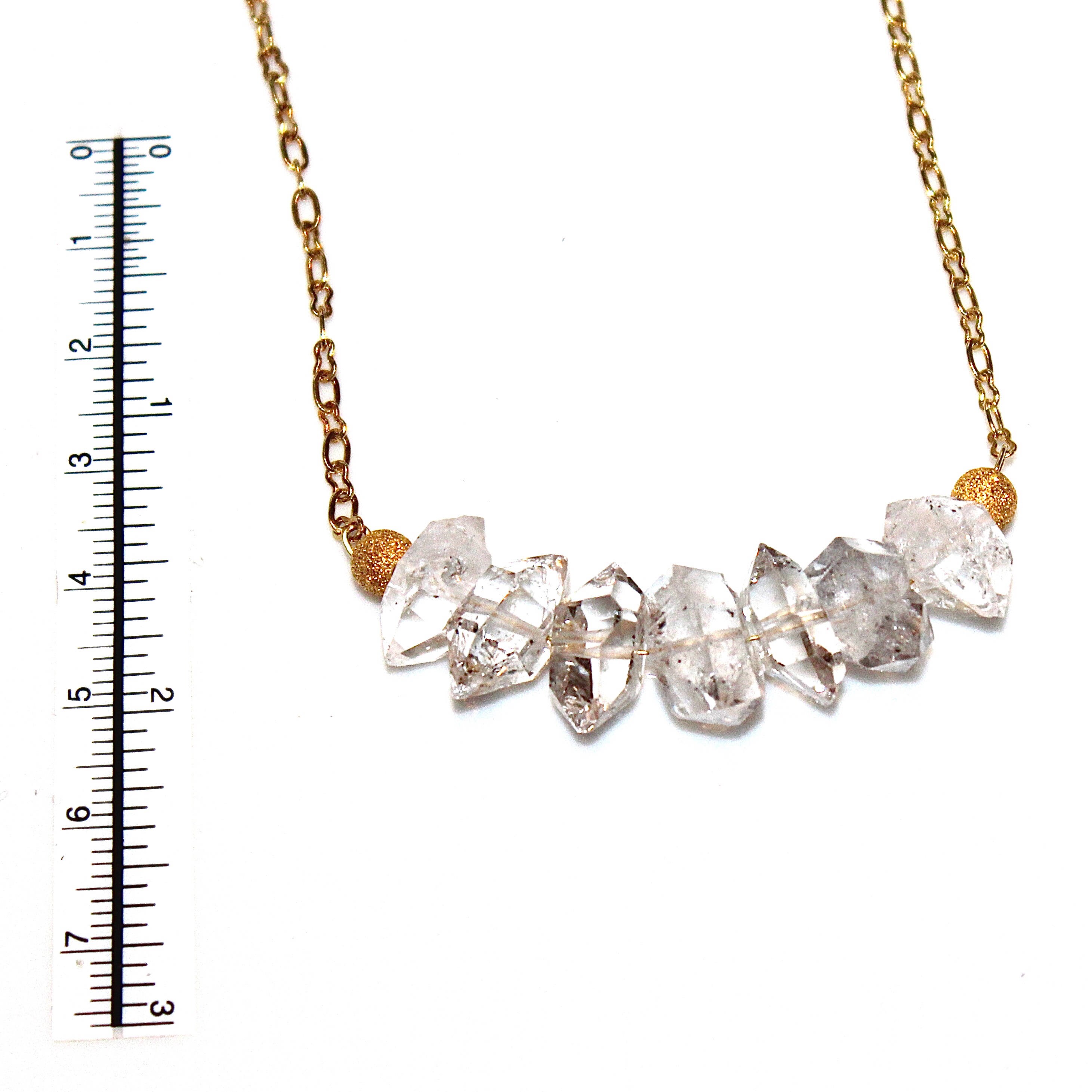 Chunky Necklace Herkimer Diamond Necklace Herkimer Jewelry Etsy