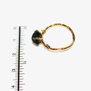 Black Opal Ring Raw Opal Ring Raw Opal Twig Ring Raw Stone Ring Red Fire Opal Jewelry Raw Black Opal Free Form Raw Opal Jewelry image 5