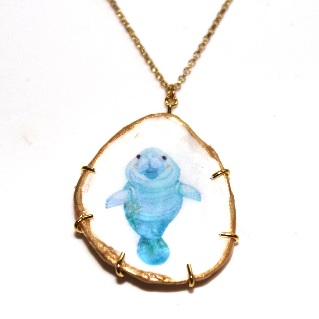 Oyster Shell Paperclip Necklace main image 0
