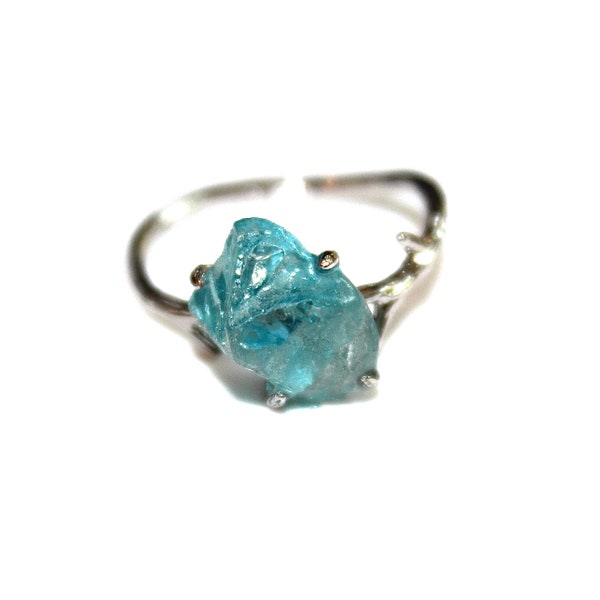 Blue Zircon Ring - Etsy