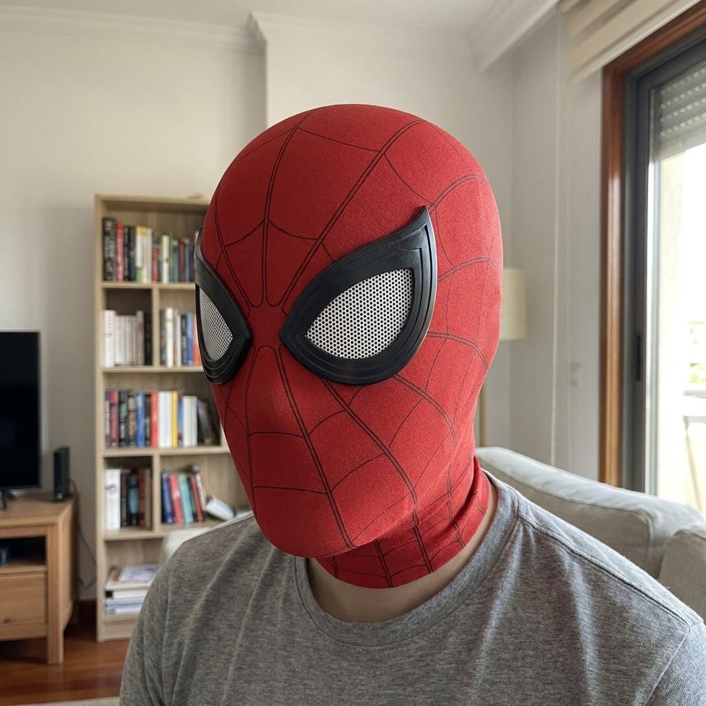 Spiderman mask moving eyes - Etsy 日本