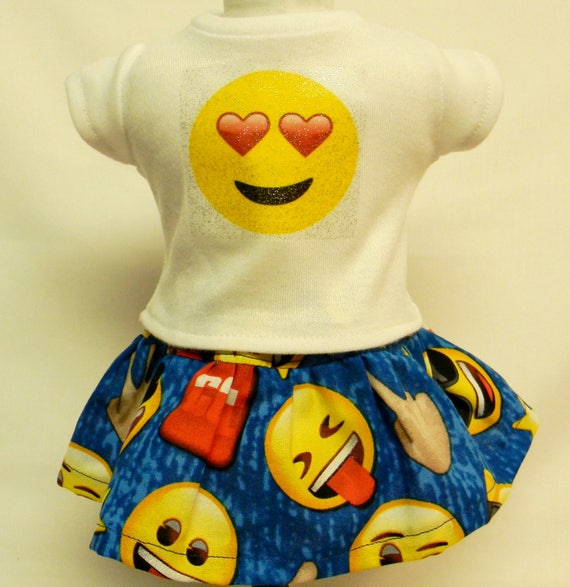 Emoji Theme Outfit 1 For 18 Inch Doll Like The American Girl Etsy