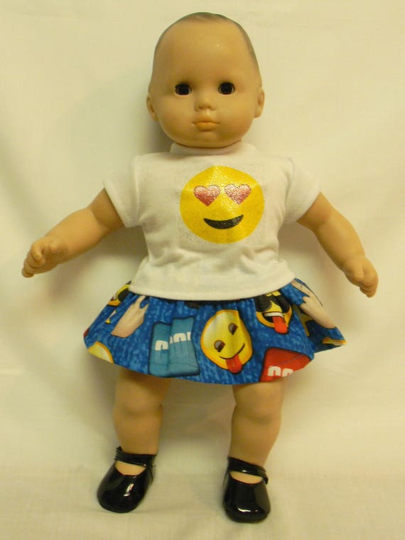 Emoji Theme Outfit For 16 Inch Doll Like The Bitty Baby Etsy