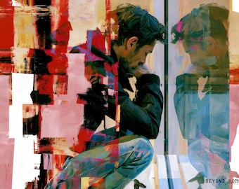 The Other in the Glass — Limited Edition Fine Art Print, 60×40 cm