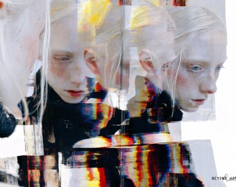 The Face I Borrowed — Limited Edition Fine Art Print, 60×40 cm