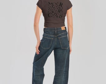 Women’s Brown Fitted T-Shirt, Statement Graphic Tee — A Single Cry Against the Crowd™
