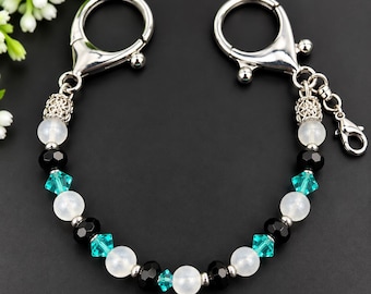 Purse Charm / Key Finder Selenite