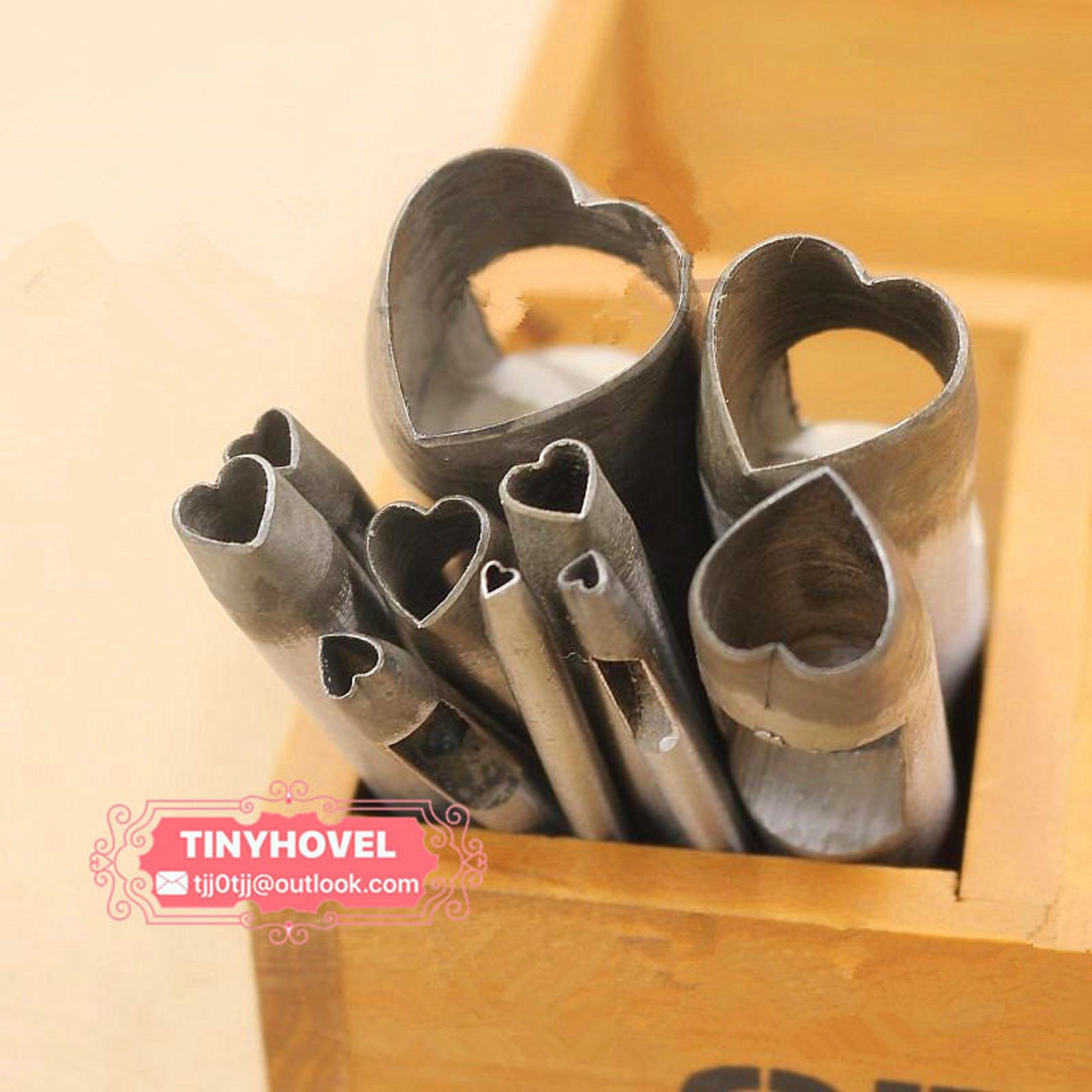 3mm30mm Heart LOVE hole puncherhole maker for leather Etsy